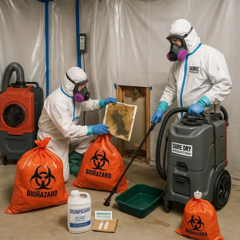Contaminated Water Handling Protocols process in Dickinson County, KS