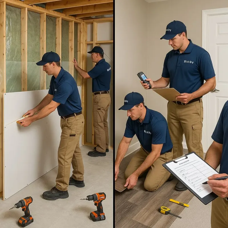 Repairs and Reconstruction process in Dickinson County, KS